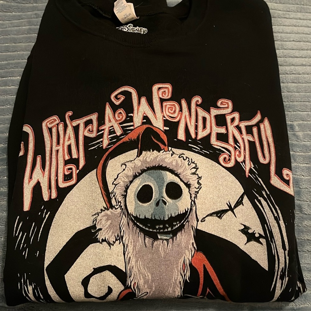 Disney Nightmare Before Christmas Black Sweatshirt